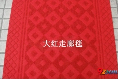 唐山大红走廊毯